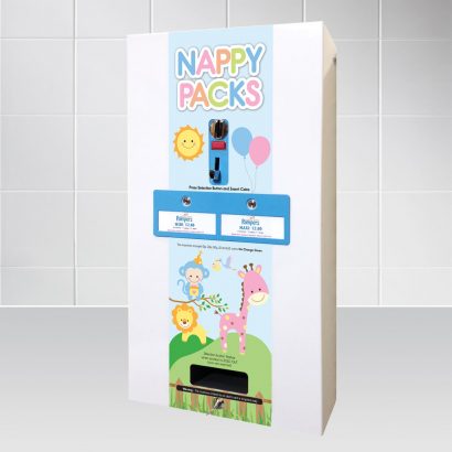 E-Mini electronic nappy vending machine